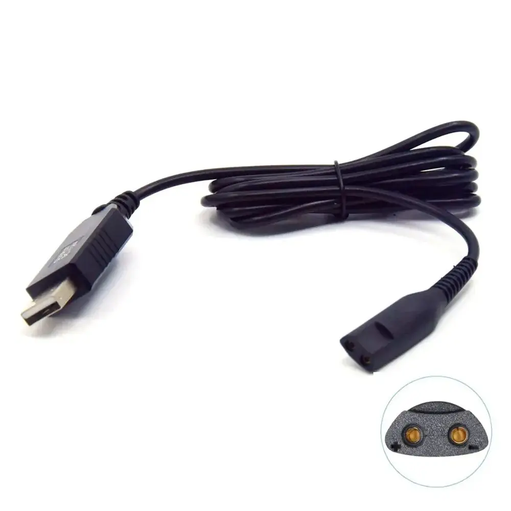 12V USB Adapter Power Charger Cable Fit for Braun Shavers Razor Series 1 3 5 7 9 3731 3730 3020 5010 5517 350cc-4 390cc Cable