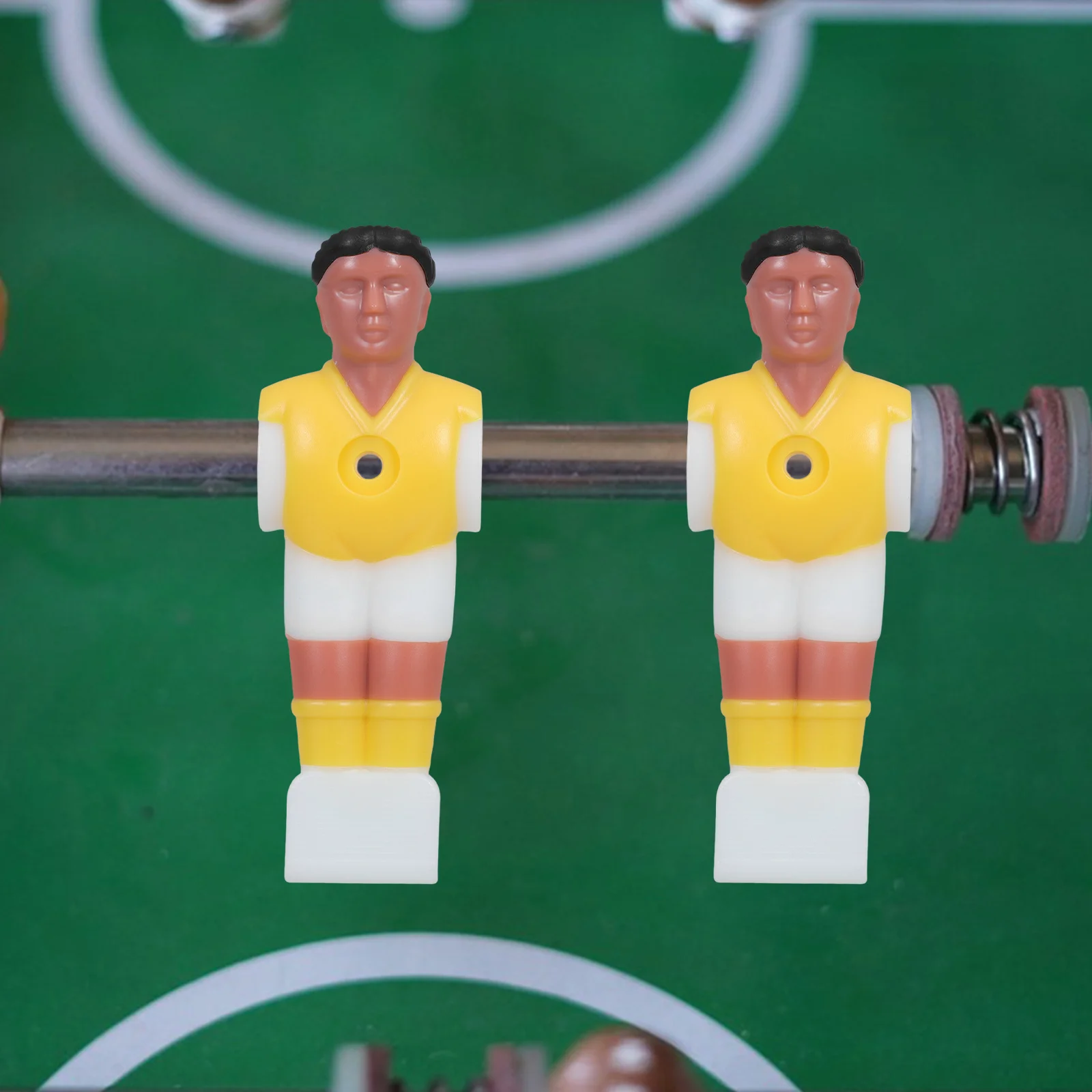 Figuras de acción de futbolín, piezas de repuesto para jugadores de fútbol de mesa de plástico duradero, accesorios para máquinas de futbolín estándar, 11 Uds.