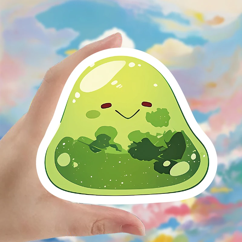 Adesivi stravaganti per creature di melma, decalcomanie colorate in gel per scrapbooking, custodia per telefono, decorazioni fantasy magiche per giochi e letto