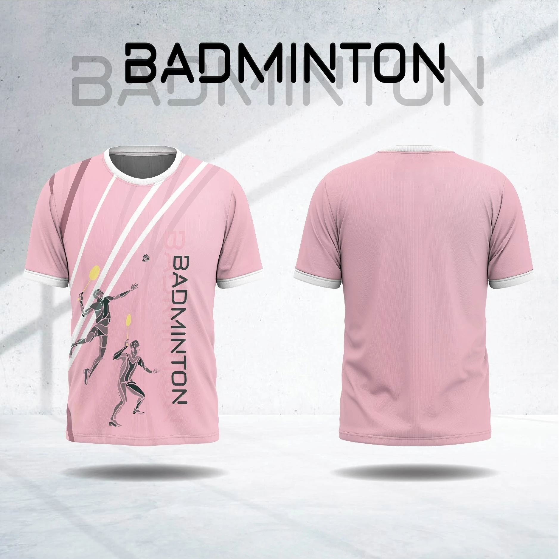 Men's Badminton T-Shirt 3D Print Summer Outdoor Short Sleeve Quick Dry Badminton Shirt Breathable and Comfortable Men's Gym Top image 5