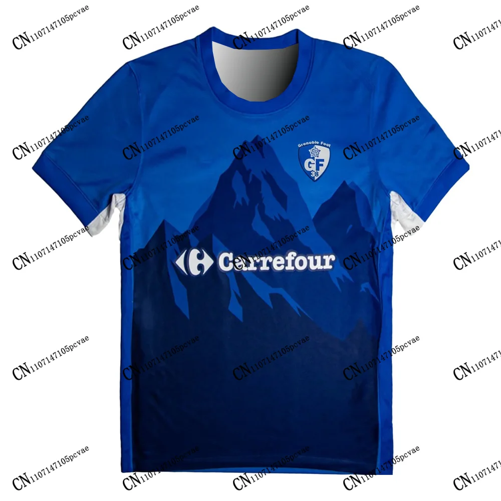 

French 3D Printed 2026-27 New Arrival Grenoble Foot 38 Home Away T-Shirt Football Jersey Cycling Adult KIDS Unisex Fans Top
