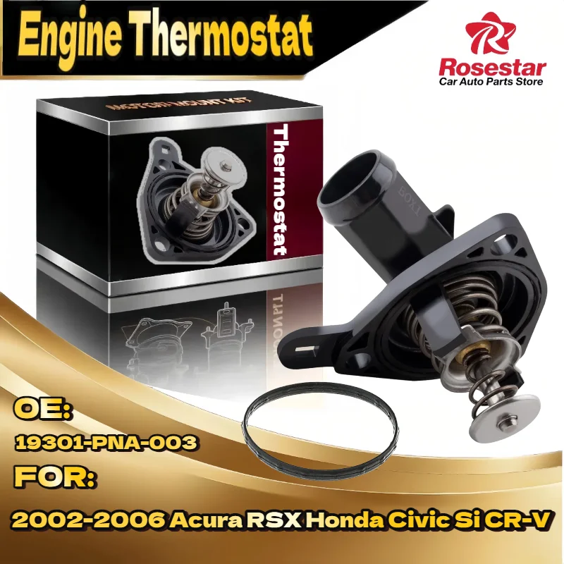 

Engine Coolant Thermostat Housing for Honda Civic Si CR V for Acura RSX 2002-2006 OE 19301PNA003 1430814 33949 9025131