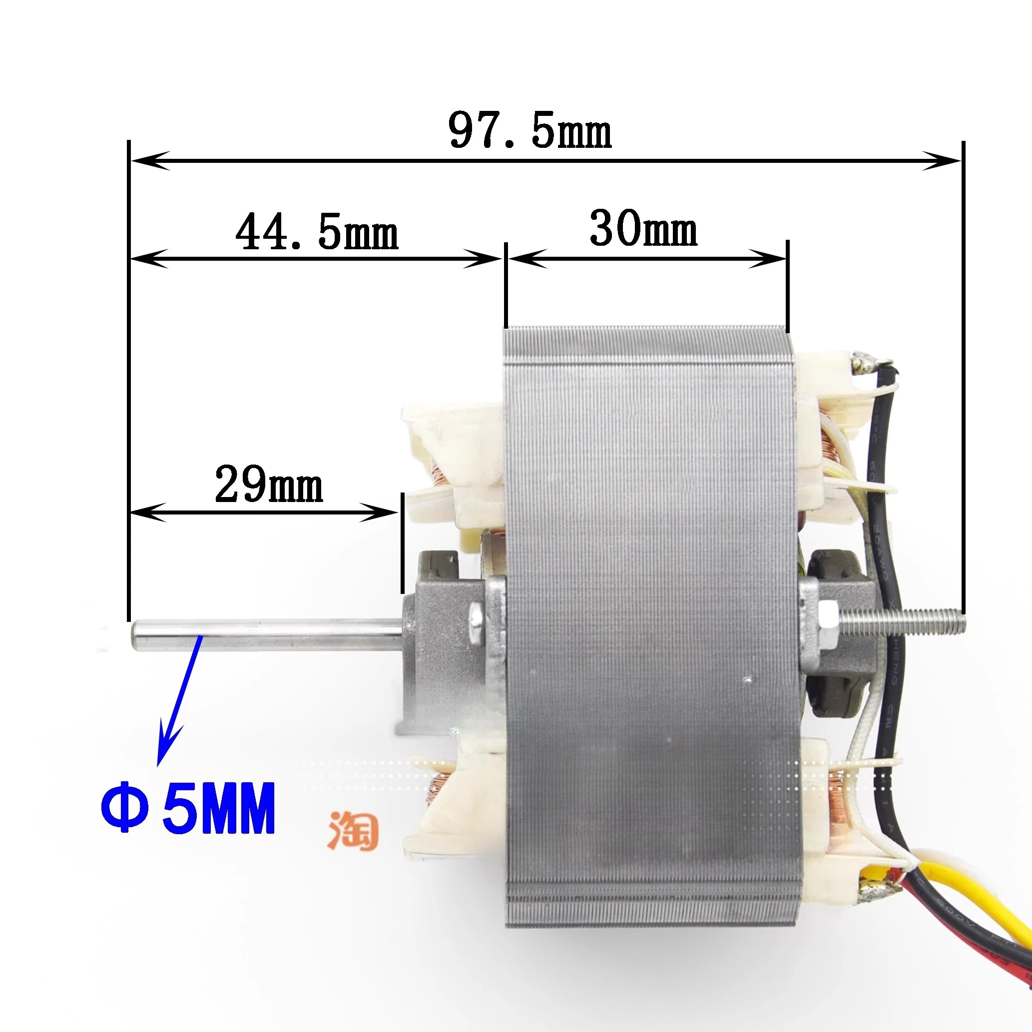 Range Hood Motor European S84 Cover Pole Motor Three Revolutions Kitchen Exhaust Fan Oven Blower Motor