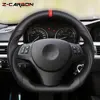 Lederlenkrad für BMW E90 3er E89 E84 E92 E93 E87 E82 E88 E91 E70 E71 E72 E53 2005-2012 Autolenkrad 2