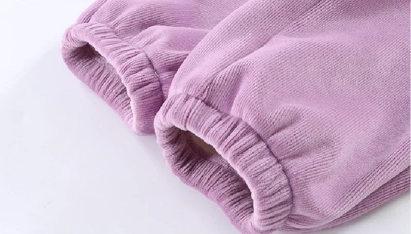 ZOETOPKID Winter Jungen Warme Hosen Dicke Plus-Velours-Hosen Kinder Gepolsterte Baumwoll-Lange Hosen Herbst Teenager Lässige Cordhosen – Detail 18