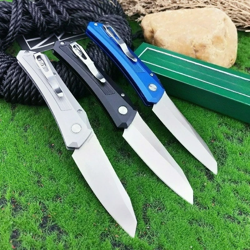 DS101 Pro D2 Blade Aluminum Handle Camping Survival Hunting Self-defense Tactical EDC Multitools Hand Knives EDC