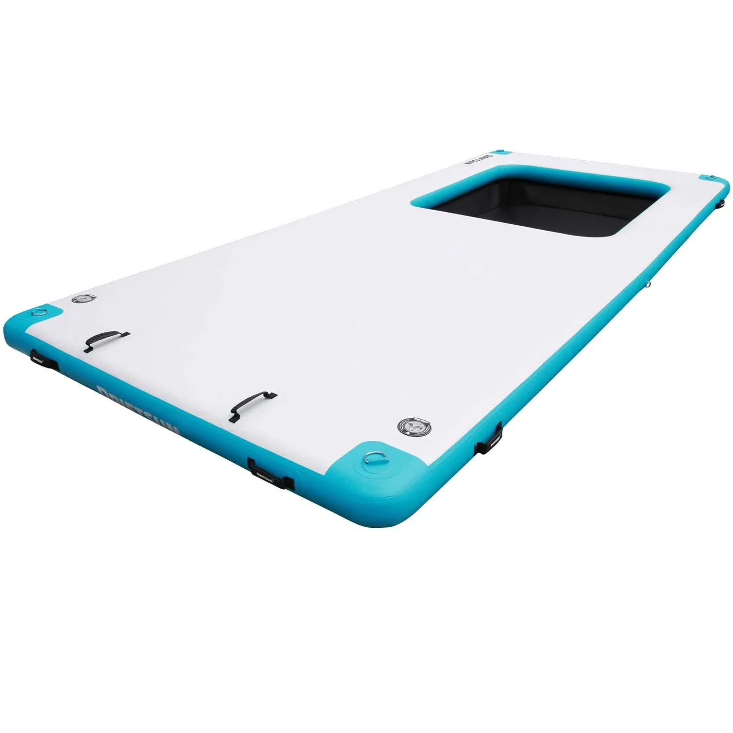 

Sea swimming pool, inflatable, with net, diving pool, outdoor water large floating table bed, magic carpet yacht water entertain