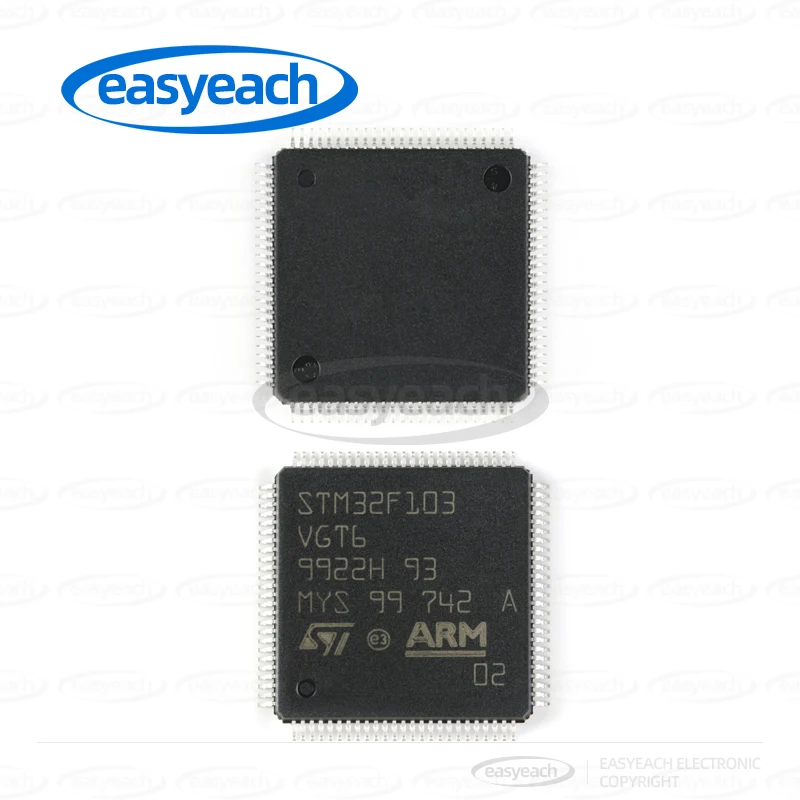 STM32F103VGT6 STMicroelectronics LQFP-100 ARM Cortex-M3 32 بت متحكم MCU متحكم صغير
