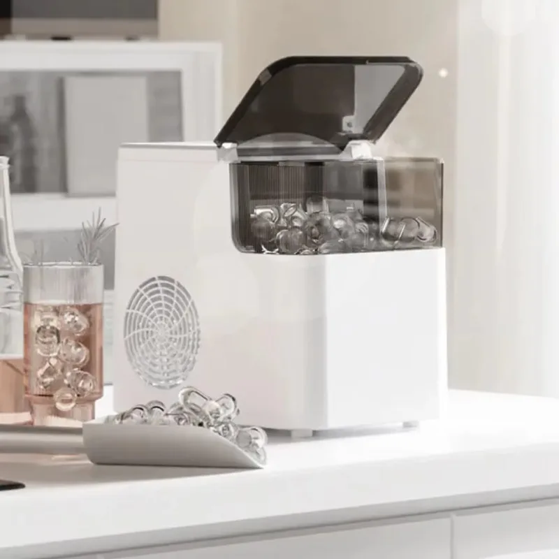 

Hot Sale Professional Portable Countertop Ice Maker Machine for Home Hotel Use Electric Power Durable Plastic