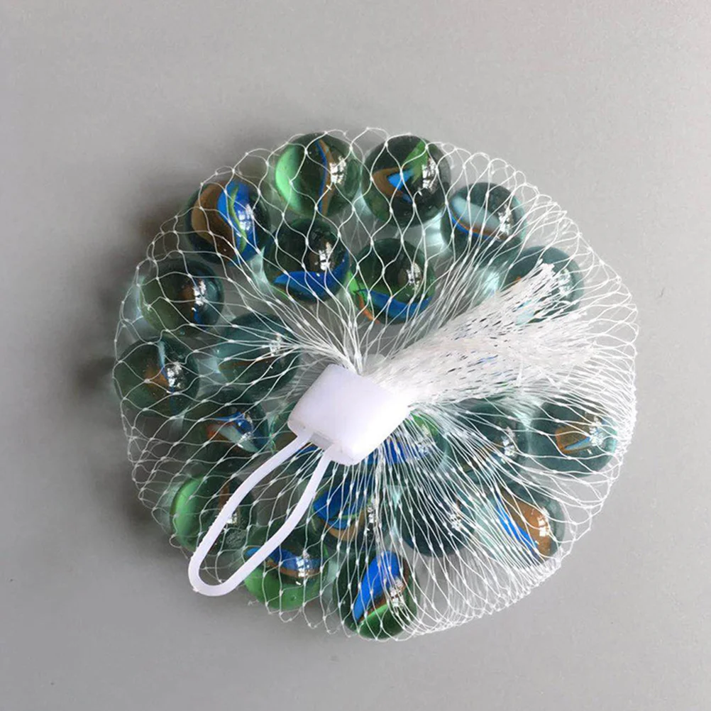 100 шт., сумка для хранения шаров, пластиковая сетчатая сумка, органайзер на шнурке для хранения ювелирных изделий из шариков и бусин для стрельбы