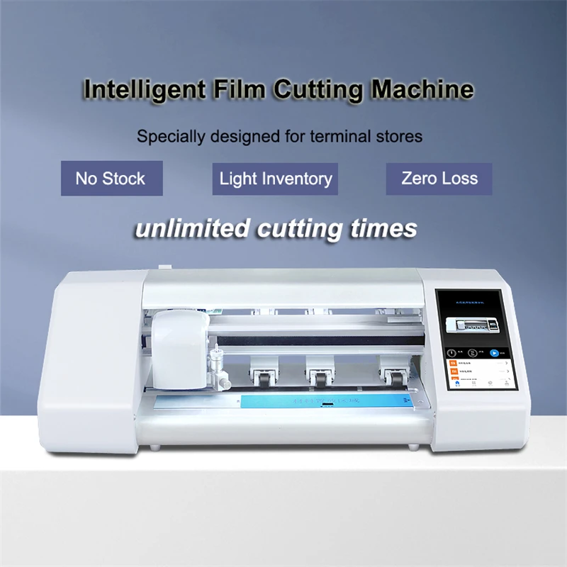 Unlock Film Cutting Machine With 200pcs TPU Hydrgel Films Mobile Phone Screen Protector Machine for iPhone 14 13 12 Pro Max Skin