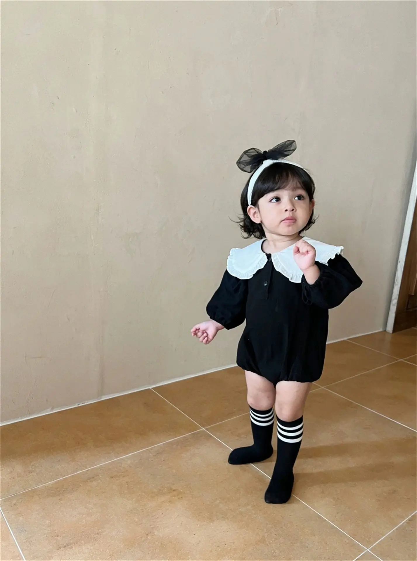 2023 Autumn New Korean Children\'s  baby onesie  baby girl outfit set  baby girl clothes  baby girl romper