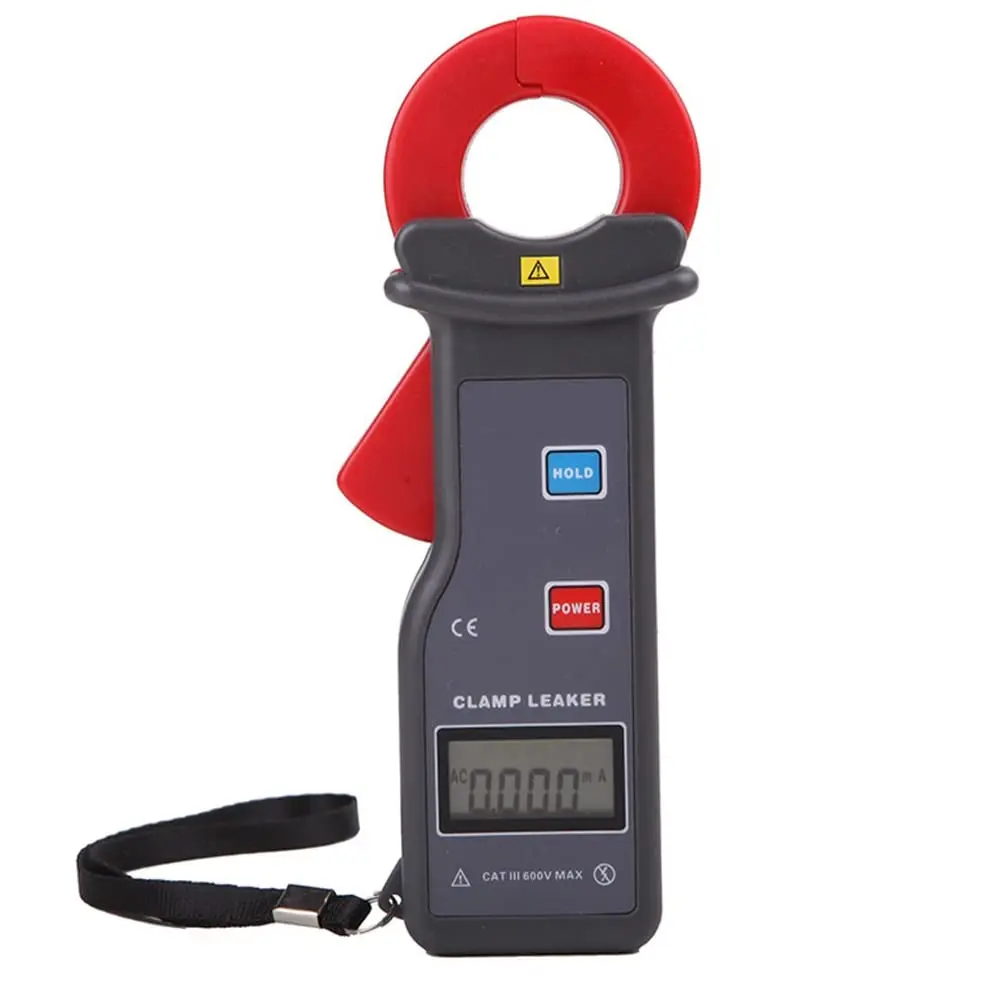 Digital AC Leakage Current Measurement Clamp Leakage Current Meter Tester With Measurement Range 0-60A RS232 Interface