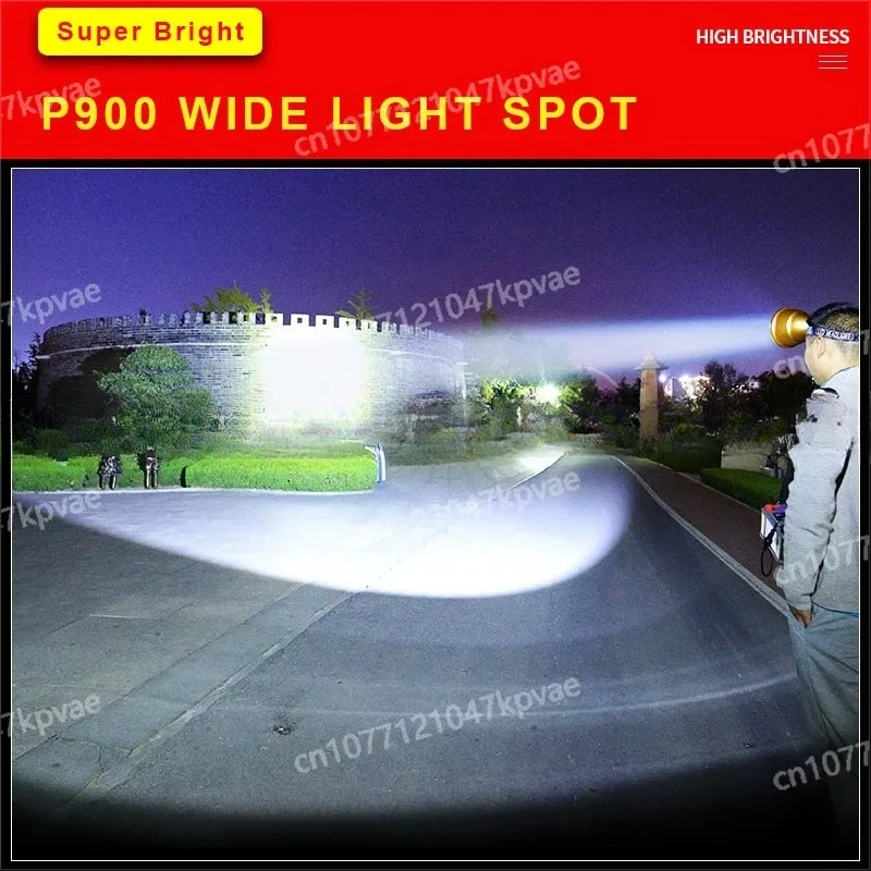 12V LED Headlight Long Range White Light Adventure Searchlight Power Supply Lamp