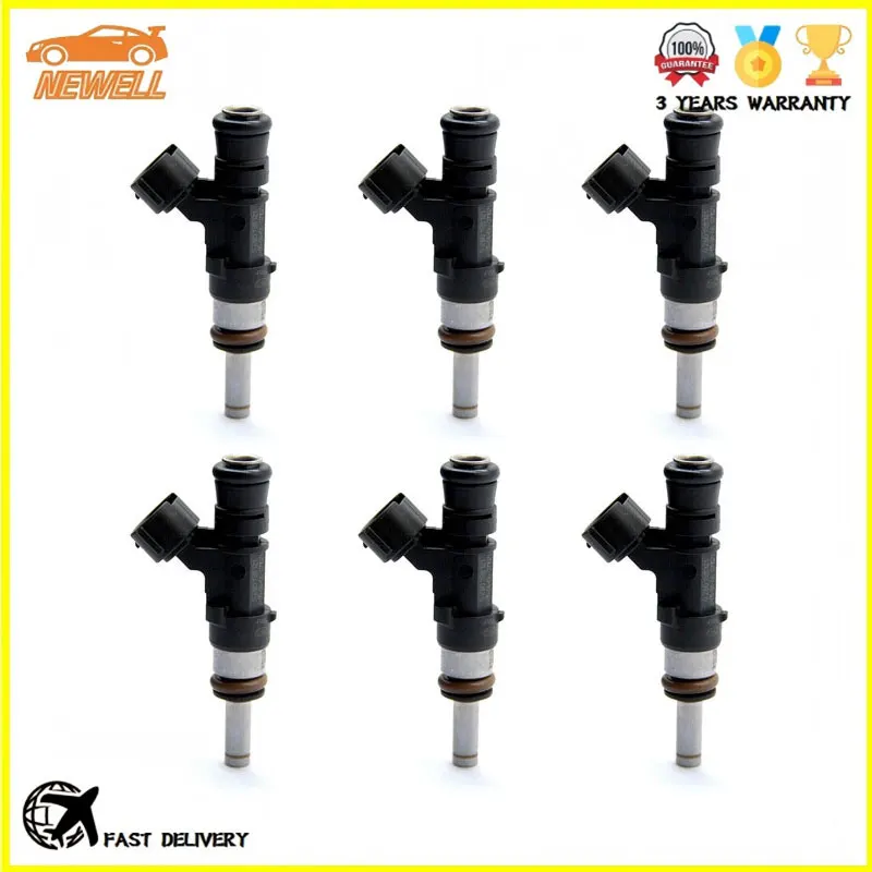 

6pcs 0280158121 022906031L Fuel Injector For Audi A3 2003-2009 TT 2006-2010 VW EOS 2006-2009 Golf V 2005-2008 3.2L