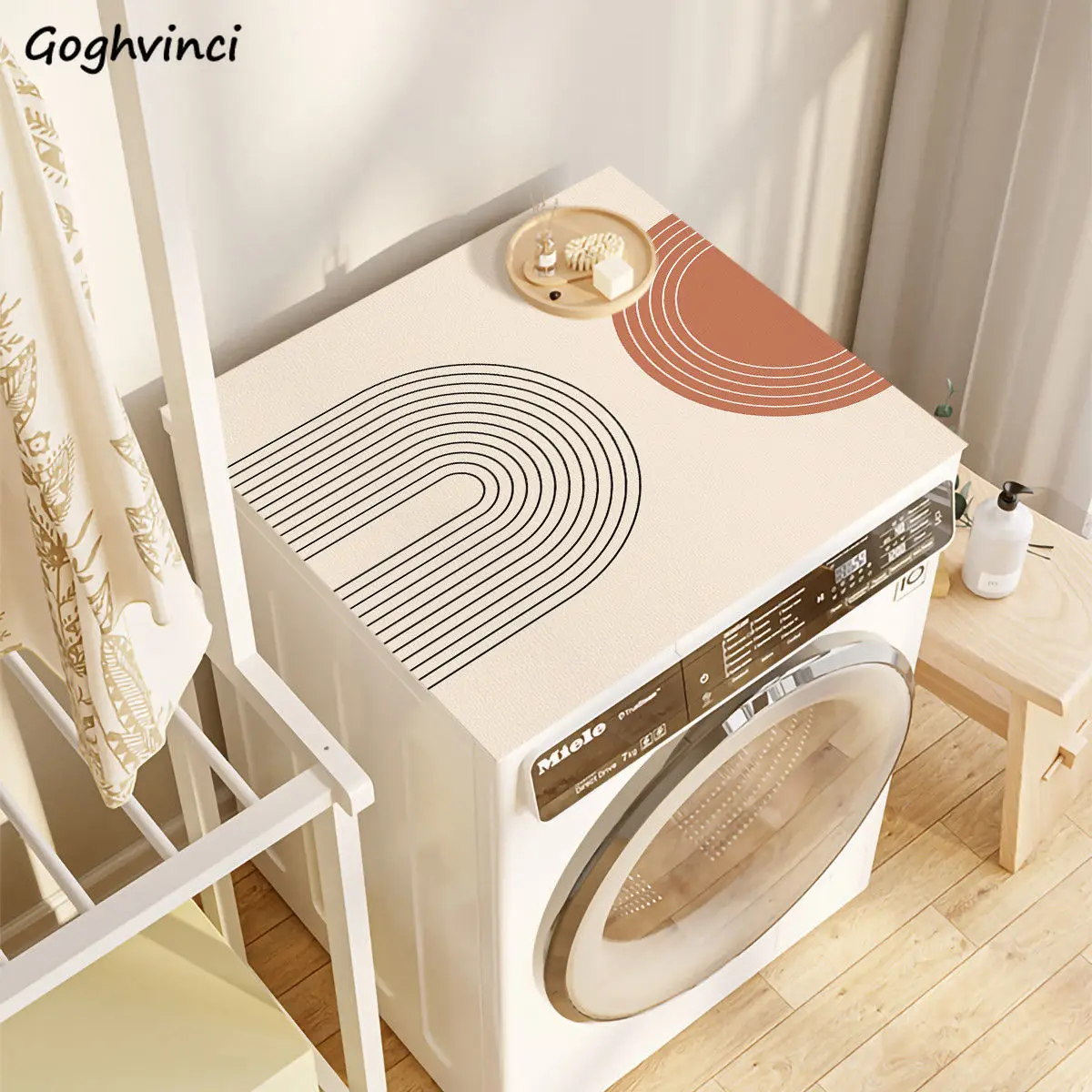 防水日焼け止め洗濯機カバー防塵マット電子レンジ冷蔵庫多機能装飾プロテクター