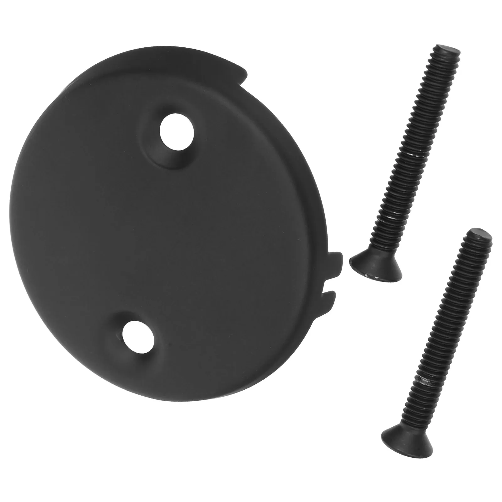 Stainless Steel Bathtub Overflow Plate Drain Cover with Integrated Overflow System Fast Drainage Sleek