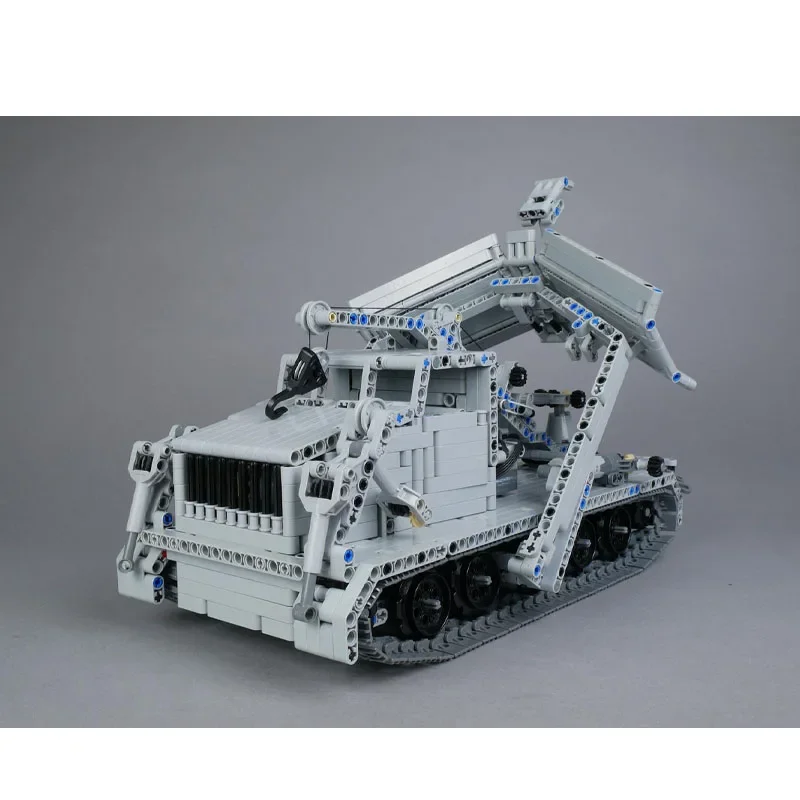 MOC-134889 nuevo modelo clásico de bloques de construcción de Bulldozer pesado, 1630 piezas, regalo de juguete de cumpleaños y Navidad para niños y niños