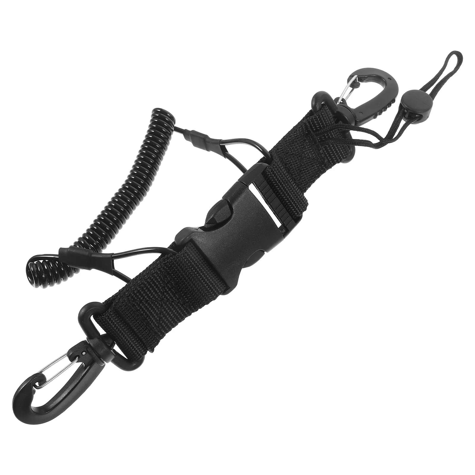 Diving Camera Lanyard Wrist Strap Anti-Lost Spring Design Heavy-Duty Plastic Cloth Construction Quick Release Hand Grip Strap