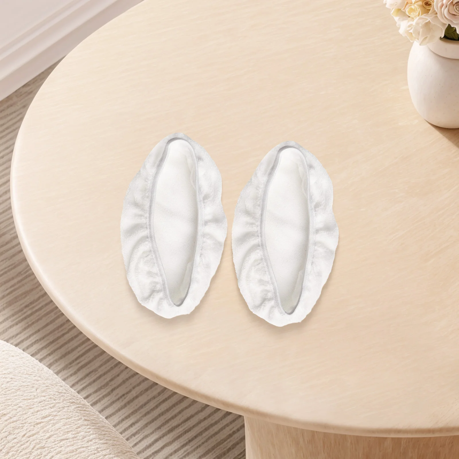 布モップフラットモップ,洗える生地カバー,家庭用交換用アクセサリー,15x8インチ,2個