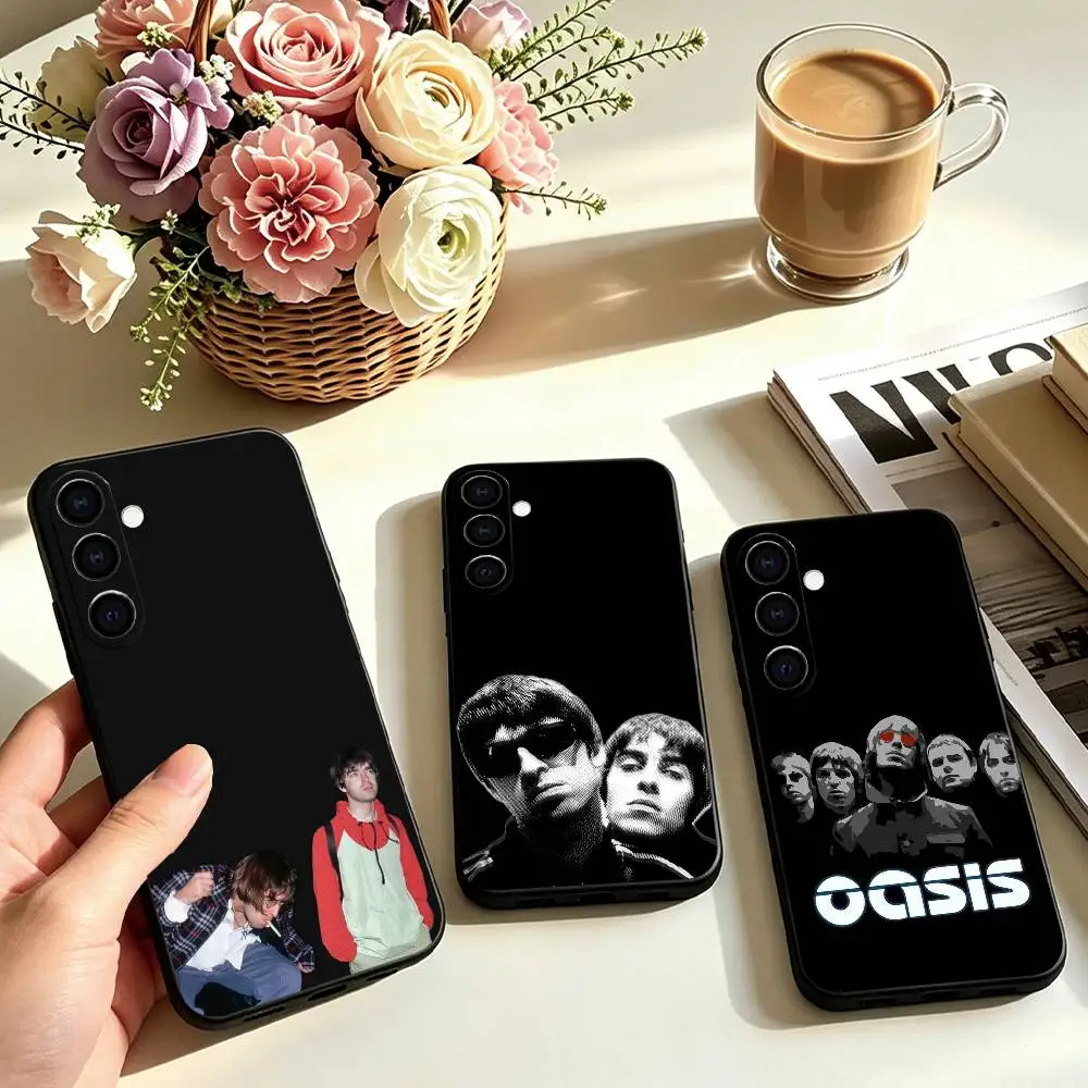 O-Oasis Band  Phone Case For Samsung Galaxy A73,A72,A71,A70,A53,A52,A51,Others Soft Black Cover Gift