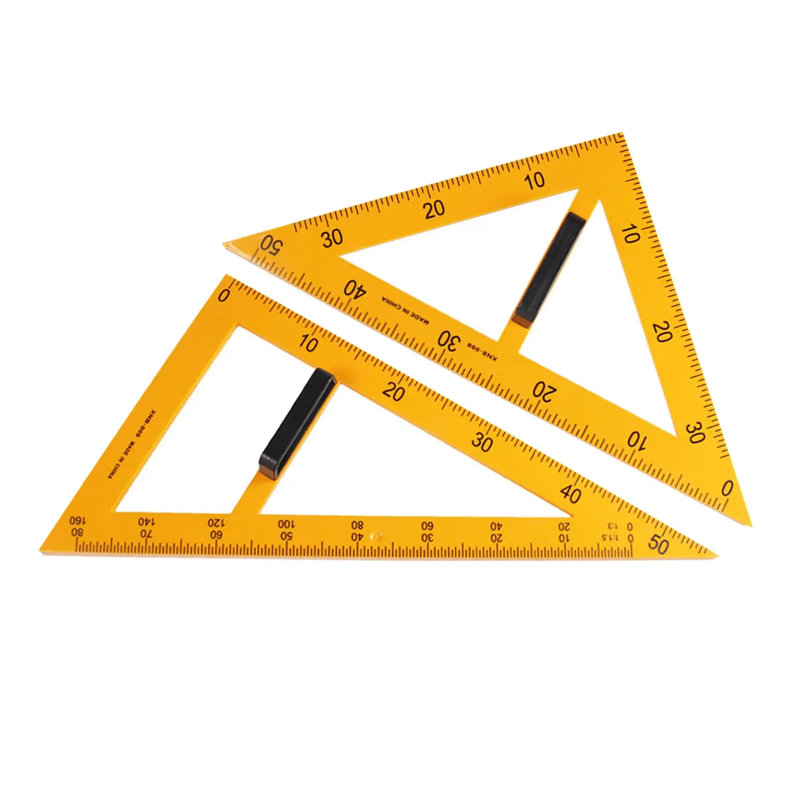 لوازم التدريس مسطرة هندسية الرياضيات مع مساطر قياس بمقبض قابل للفصل لرسومات مكتب الفصول الدراسية للسبورة البيضاء