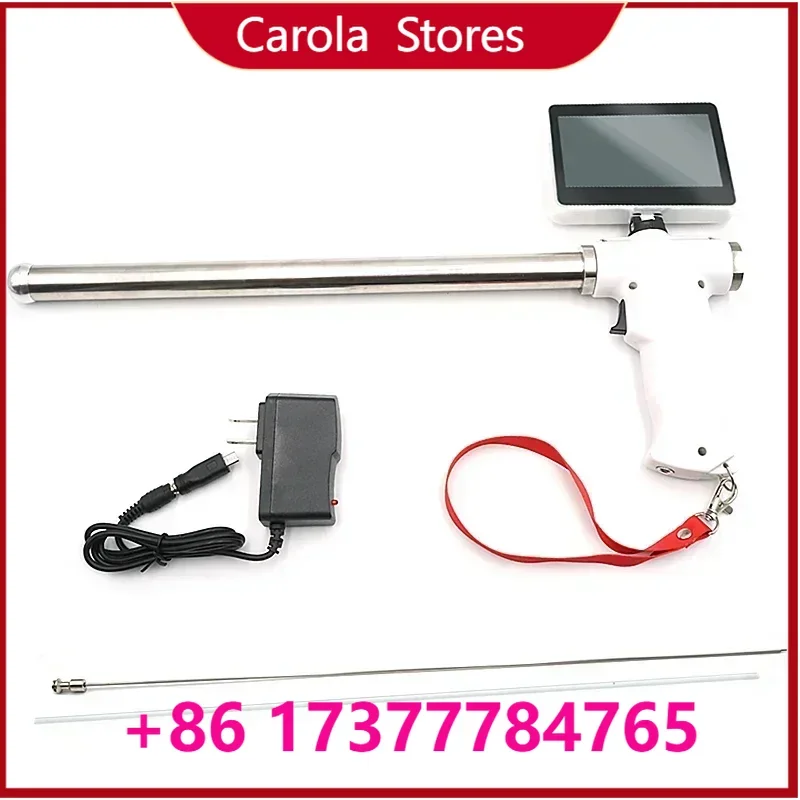 Upgraded Visual Handheld Cattle AI Insemination Built-in Livestock Semen Inseminating Device for Cow Breeding