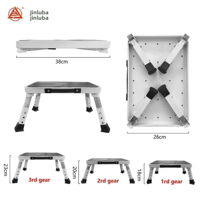 Multi-functional One-step ladder folding ladder non-slip kitchen household ladder miniature step ladder climbing ladder