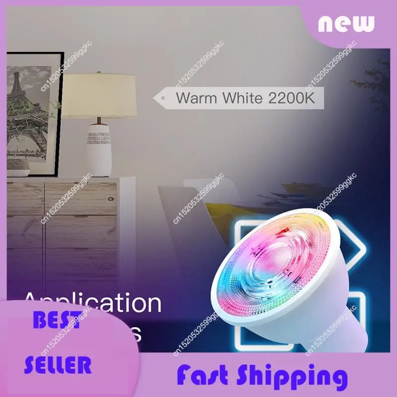 ضروري Tuya GU10 WIFI Smart Life APP التحكم عكس الضوء مصابيح مصابيح كهربائية لصوت Alexa/Google #3