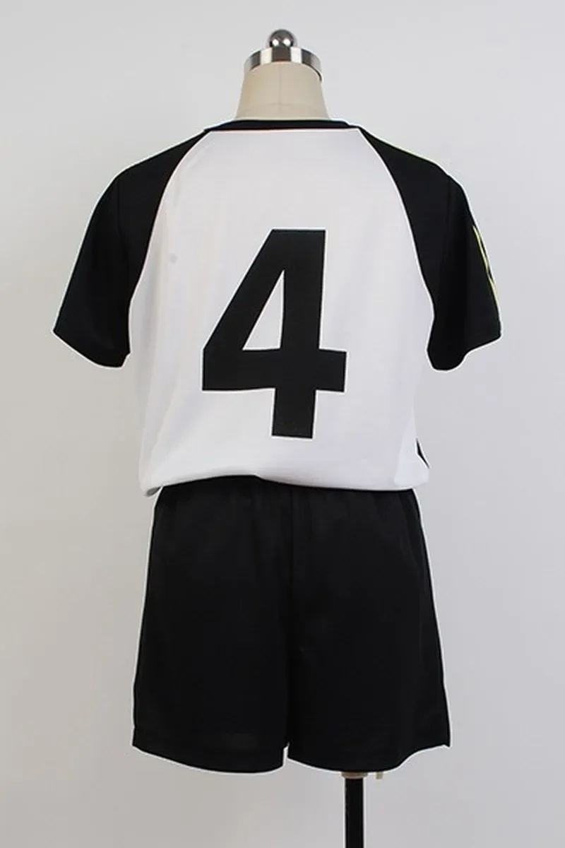 Nr 5 Akaashi Keiji nr 4 Bokuto Koutarou strój do siatkówki Cosplay Haikyuu Fukurodani Academy Jersey koszulka drużyny siatkówki Top + spodenki