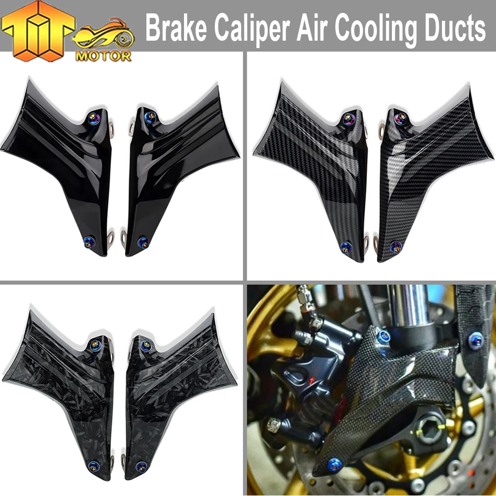 For Kawasaki Z750R Z900SE Z900RS Z1000 Z1000R Z H2 Z1000SX ZH2 ABS SE Cafe Brake Caliper Air Cooling Duct Motorcycle Accessories