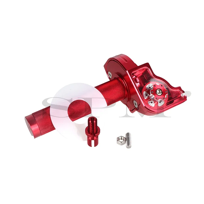 Universelle 22mm cnc aluminium gaspedal dreh griffe lenker kabel für motorrad moped roller atv quad bike m10 * 1,5