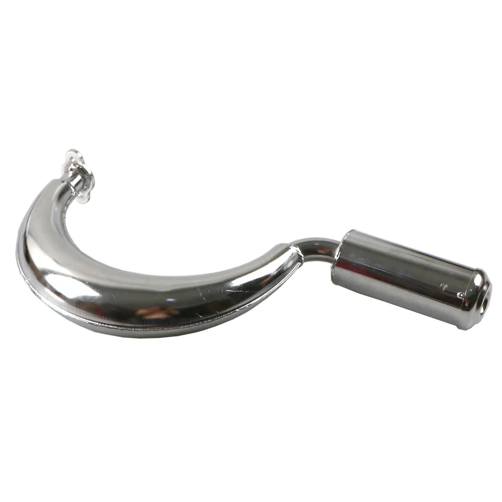 Half Moon Banana Exhaust Muffler Pipe Steel for 2 Stroke 49cc 60cc 66cc 80cc Engines Motorized Bicycle