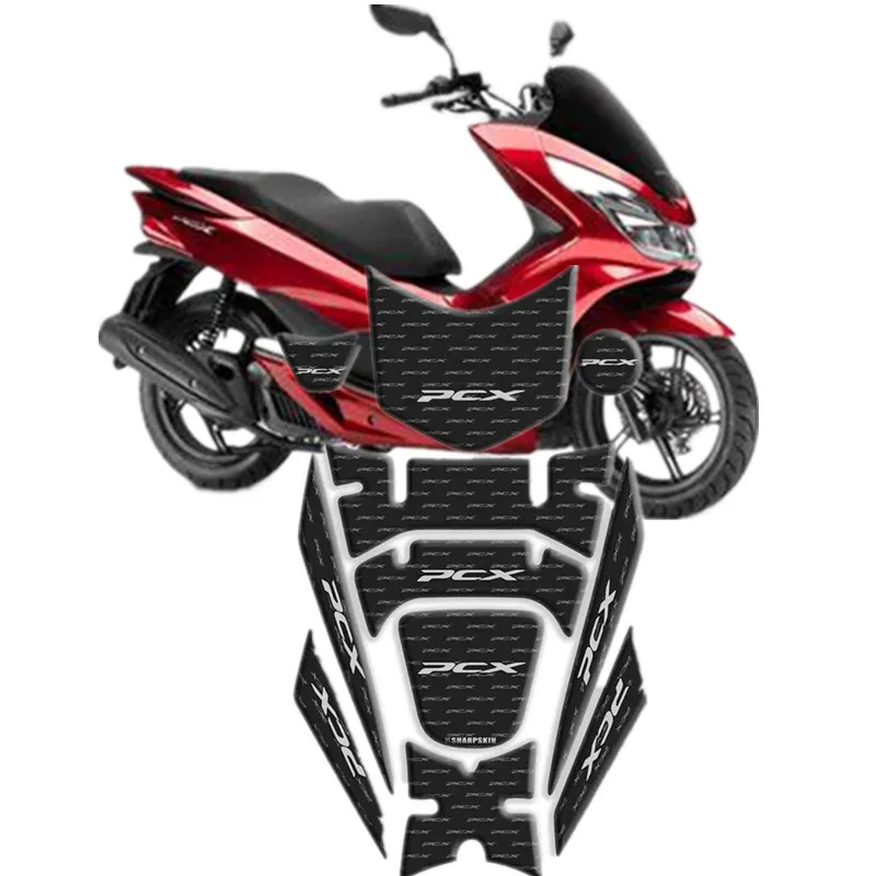 

Для Honda PCX 125 150 PCX125 PCX150 2018 2019 защита бака мотоцикла 3D гелевая наклейка наклейка-3