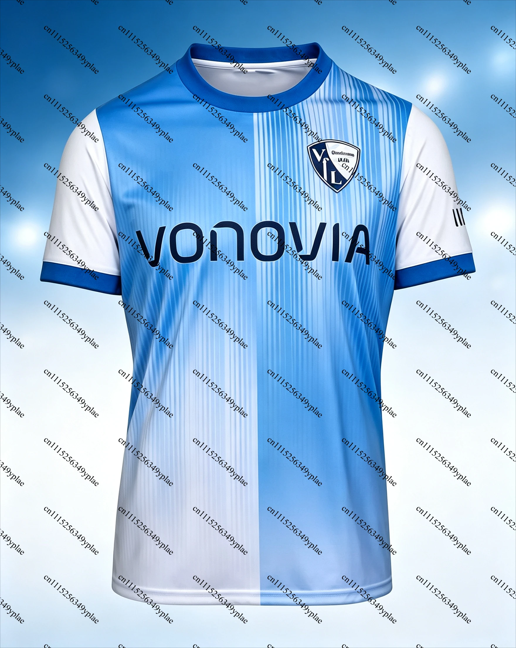 Family Matching 26‑27 Germany Adult Male Breathable Football Jersey Home Game Sport V‑VfL Bochum Quick‑drying Top Tee