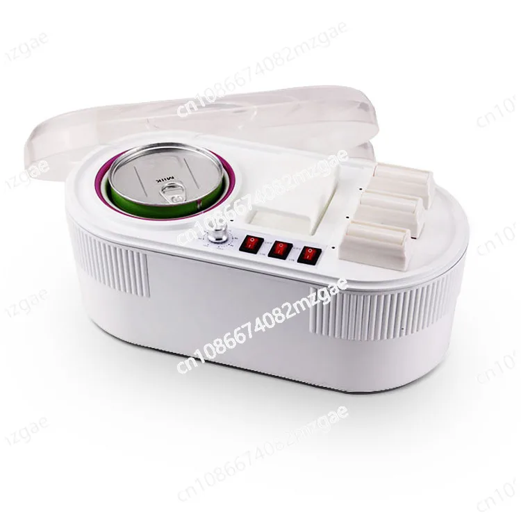 Multi-Functional 4 in 1 Wax Heater Salon, Cartridges Roll Soft Wax and Tins Hot Hard Wax Bee Combi Depilatory