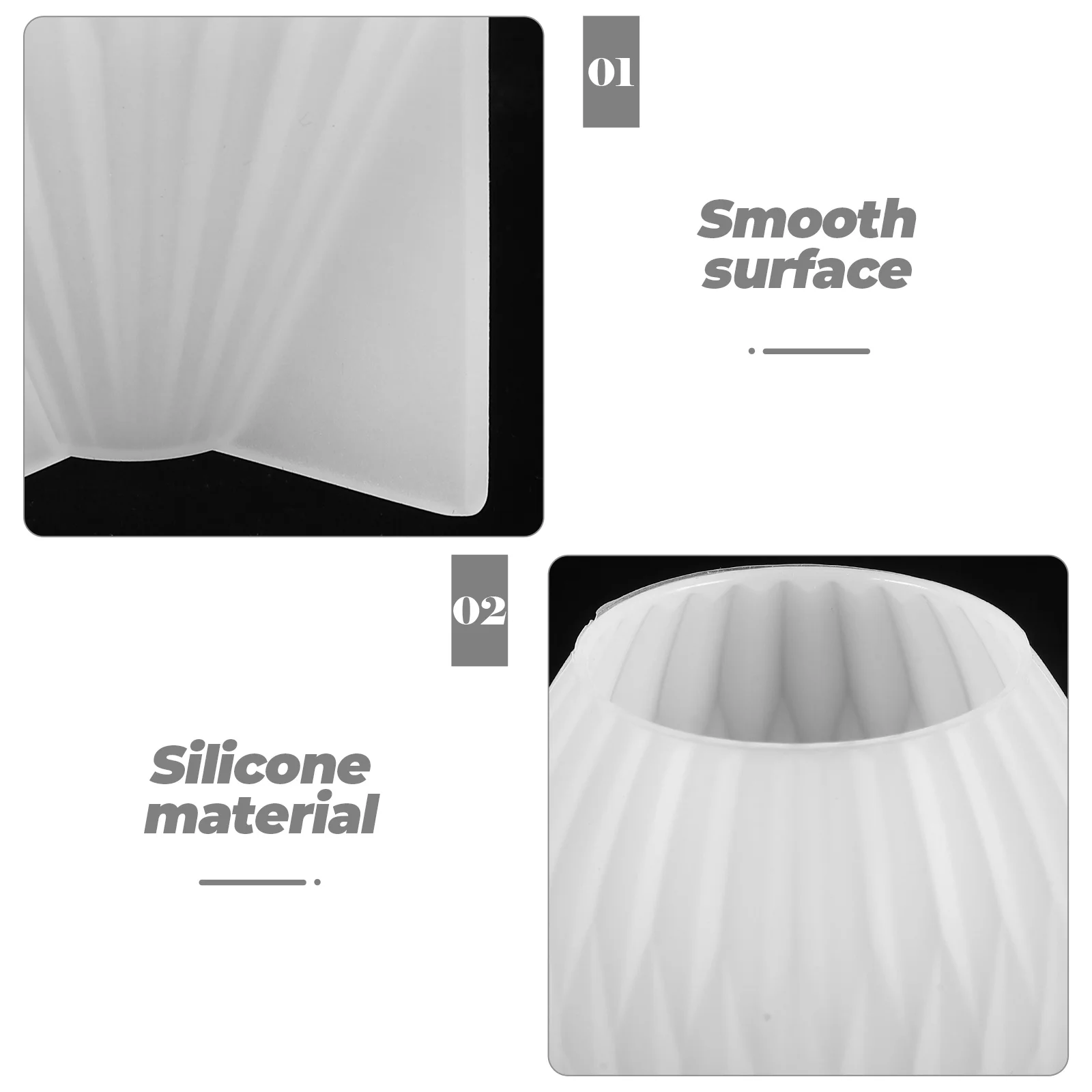 

Silicone C Molds for DIY Crafts Unique Wax Mold Baking Cake Mold Safe High Temp Resistant Practical Gift Idea