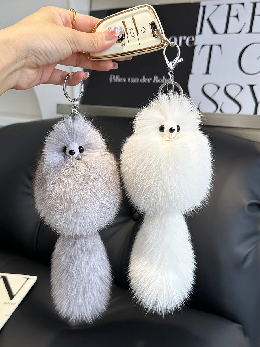 2024人気かわいいリアルキツネキーホルダー