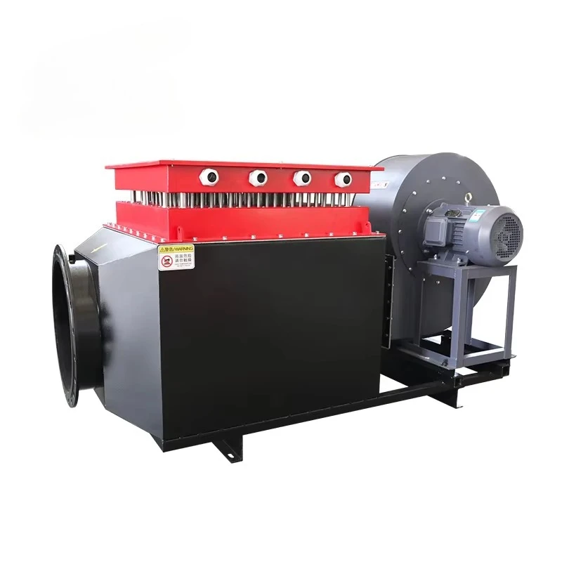 Popular Design Industrial Electric Customized Carbon Steel Air Duct Heater for Mine Inlet
