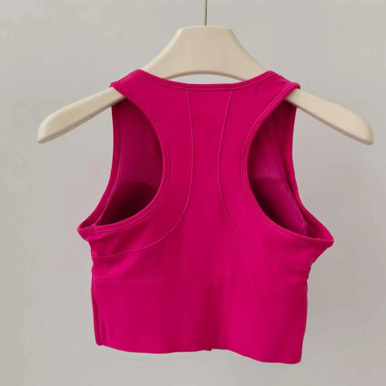 Hochintensive Yoga-Weste für Damen mit Frontreißverschluss, All-in-One-Sport-BH, Push-up, stoßfest, atmungsaktiv, Fitness-Weste, BH-Top – Detail 4