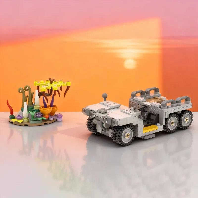 

220pcs MOC RDA Patrol Car Avatar Model Building Toys Blocks Christmas Gift Architecture Assemble DIY Creative Idea Education