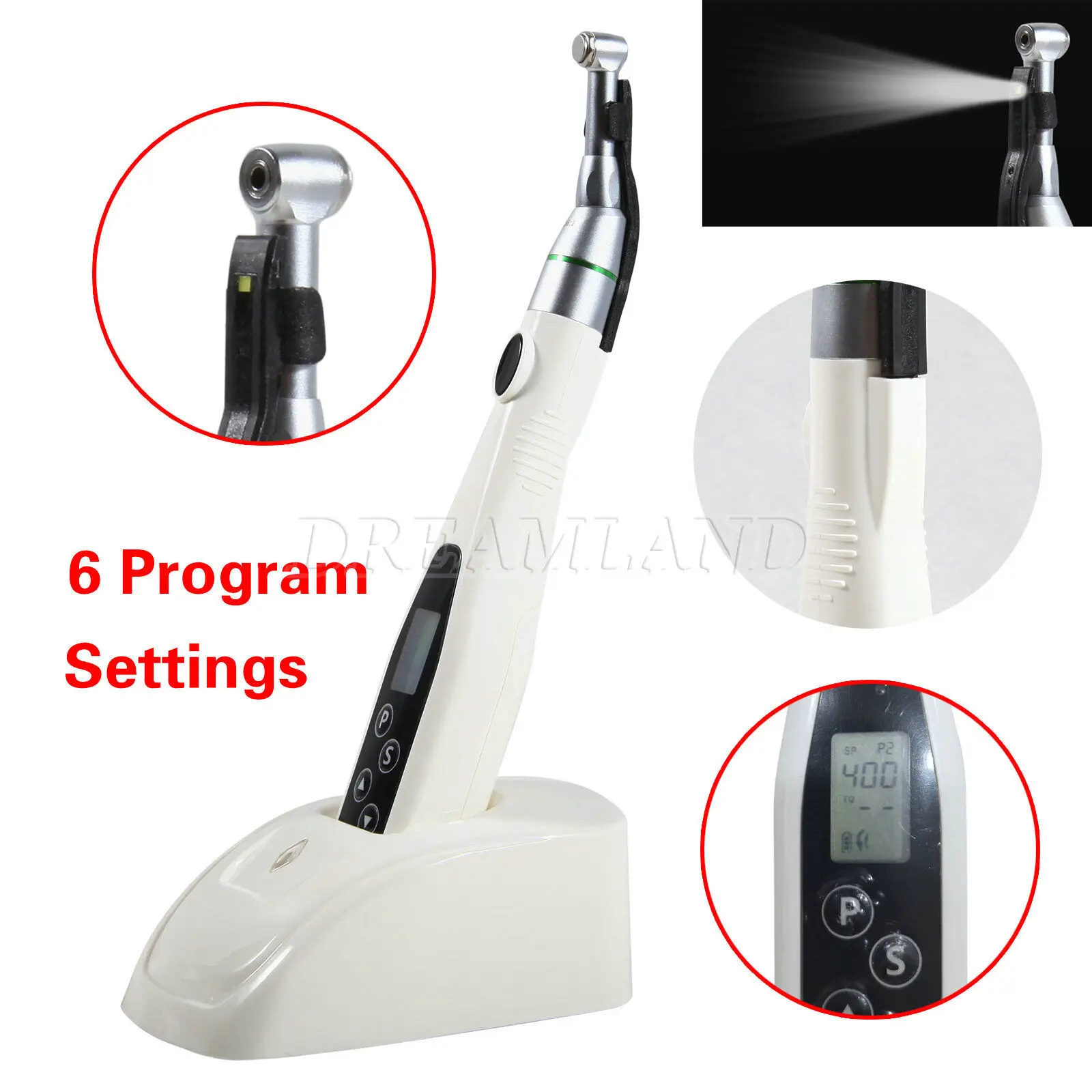 Dental Cordless Wireless Endodontic LED Endo Motor / 2 in 1 Endo Motor Built in Apex Locator Root Canal Treatment