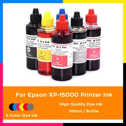 100ML/Set Dye Ink For Epson Expression Photo HD XP-15000 XP15000 XP-15010 XP15010 XP-15080 XP15080 Printer T312 T314 XL 378 478