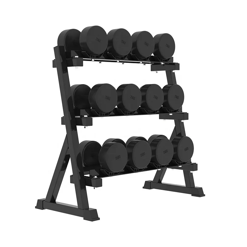 

Commercial Gym or Home Strength Training Stand with 10-Pair Expandable Dumbbell Rack Strong and Stable