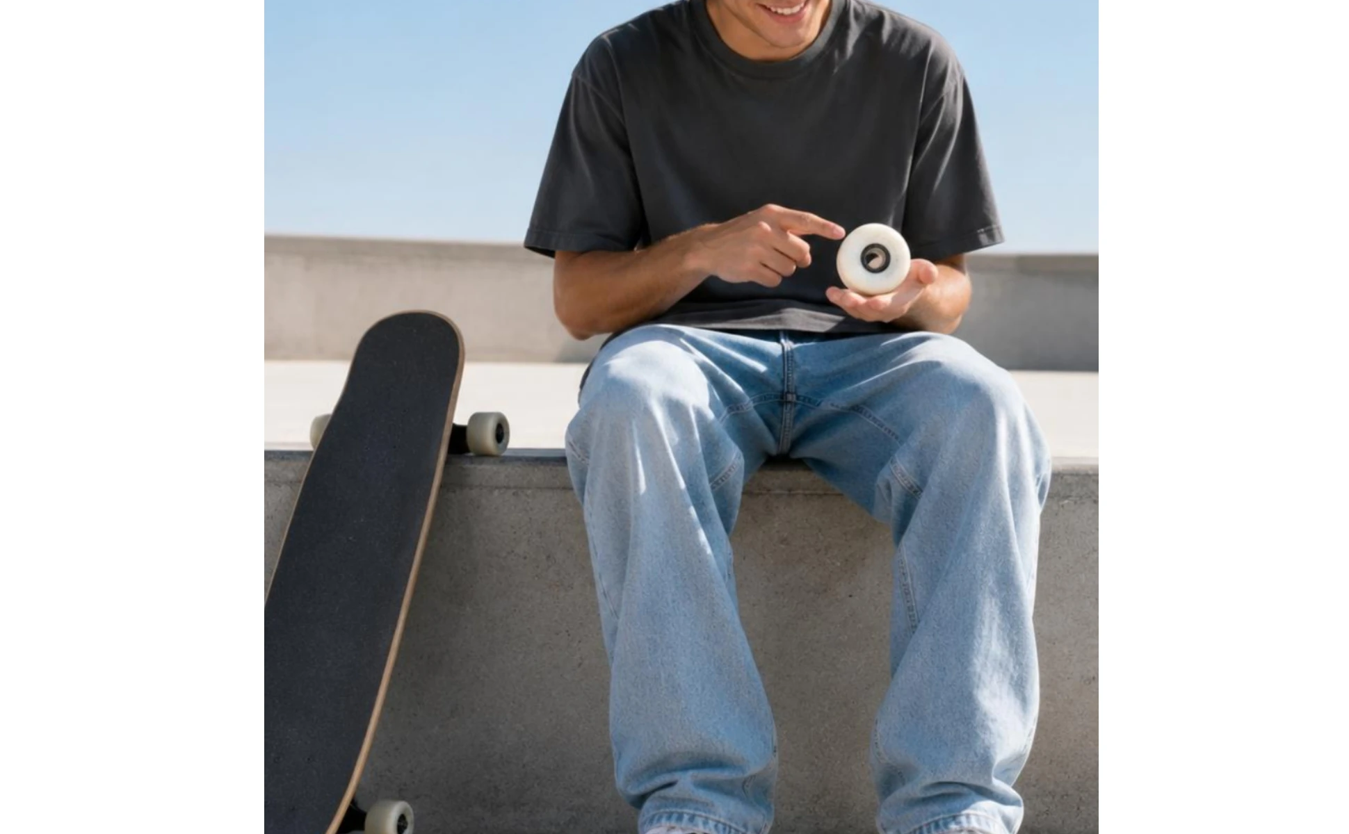 4 Pieces 60 X 45 Mm Skateboard Wheel High Speed 78A Skateboard Wheel 78A Polyurethane Wheels Wear-Resistant Sports Gear