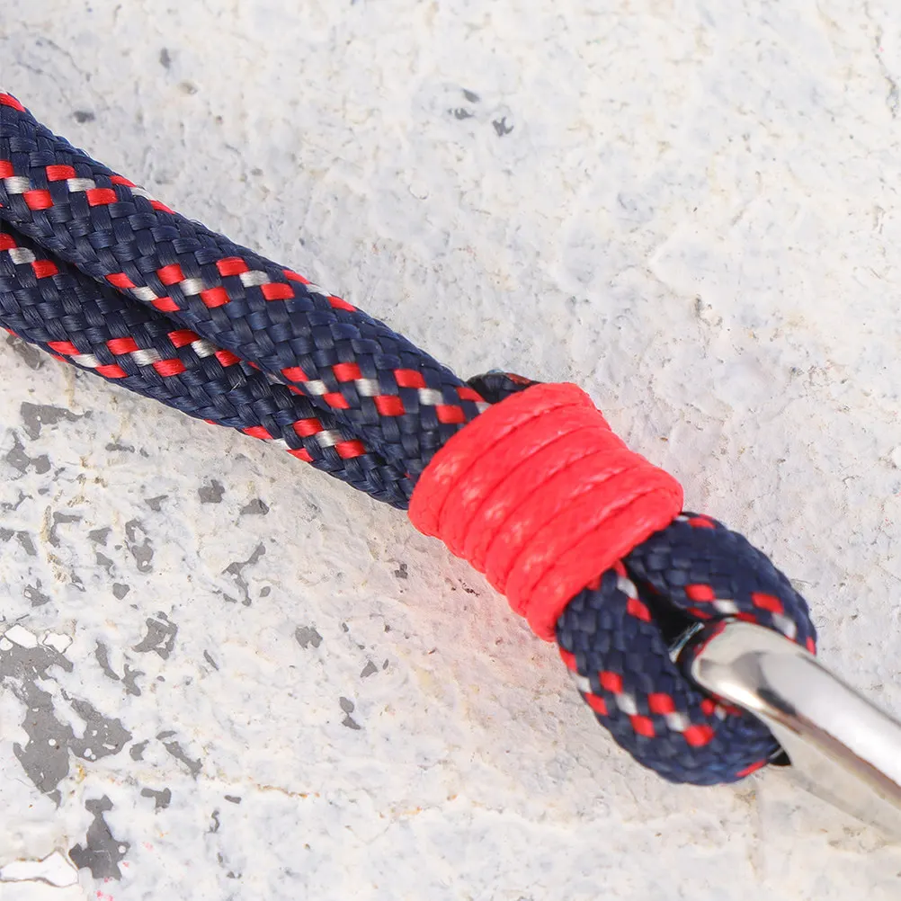 2Pcs Couple Bracelets Whale Tail Paracord Men Women Survival Rope Chain Nautical Bangle Gift for Work Shopping Fashion