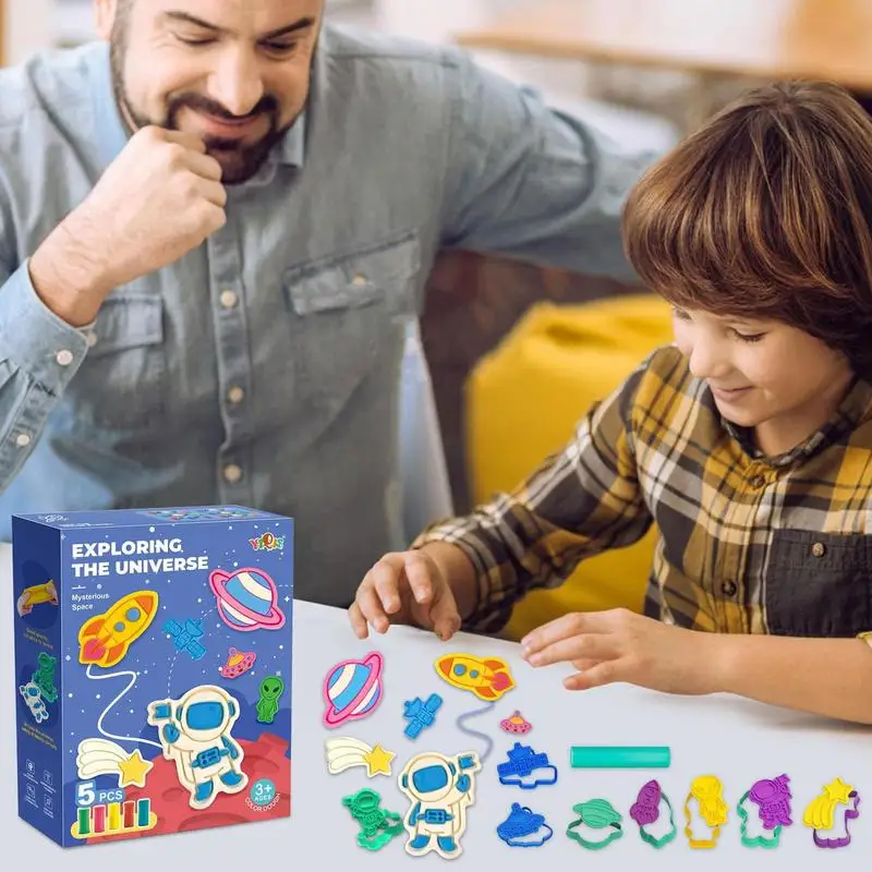 Playdoh Set Set colorato di modellismo Playdoh argilla per bambini fai da te creativo Ultra morbido argilla leggera arti e mestieri kit modellazione argilla