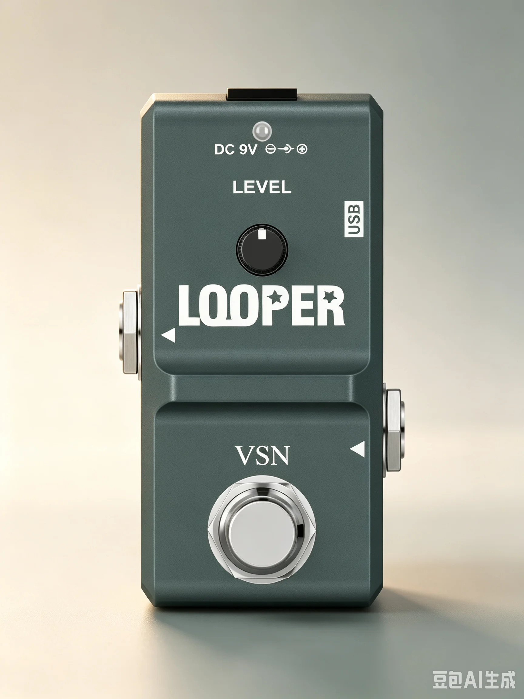 VSN LN-332 48K NANO Looper Electric Guitar Bass Effect Loop Pedal 10 Mins of Recording Unlimited Overdubs USB Port Bypass Mini