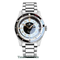 Tandorio Automatic Diving Watch for Men 40mm 20ATM Double Bow Domed Sapphire Crystal NH35AA PT5000 Roman Index 200m Waterproof