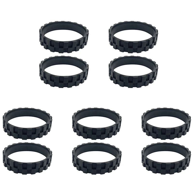 10 peças para roborock s5/t6/t7 acessórios xiaomi roda de caminhada pneu pele substituição robô aspirador de pó peças
